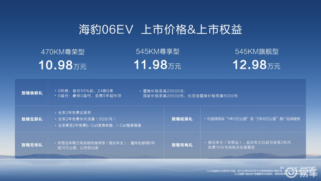 比亚迪海豹06EV上市！10.98万起，专为年轻用户打造