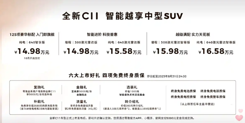 15万级卷王焕新，零跑全新C11上市